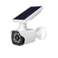 Solar Waterproof Dummy Security Camera with Flood Lights - Motion Activated