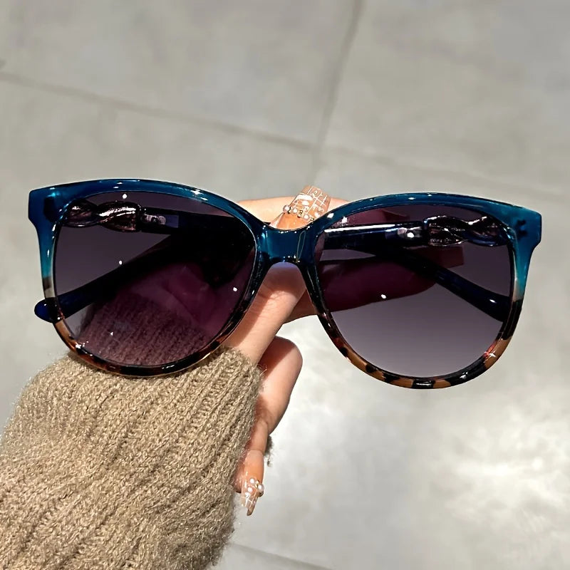Women's Cat Eye Sunglasses Retro Butterfly Fashion Mountaineering Eyewear