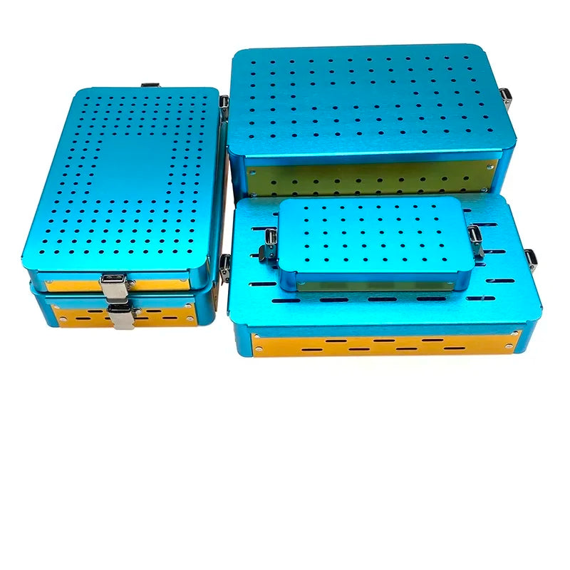 Aluminium Sterilization Storage Case for Surgical Dental & Ophthalmic Instruments