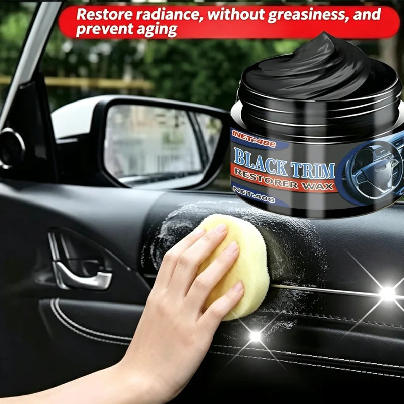 48ml Tire Shine & Retreading Wax for Car Maintenance Long Lasting Stain Remover
