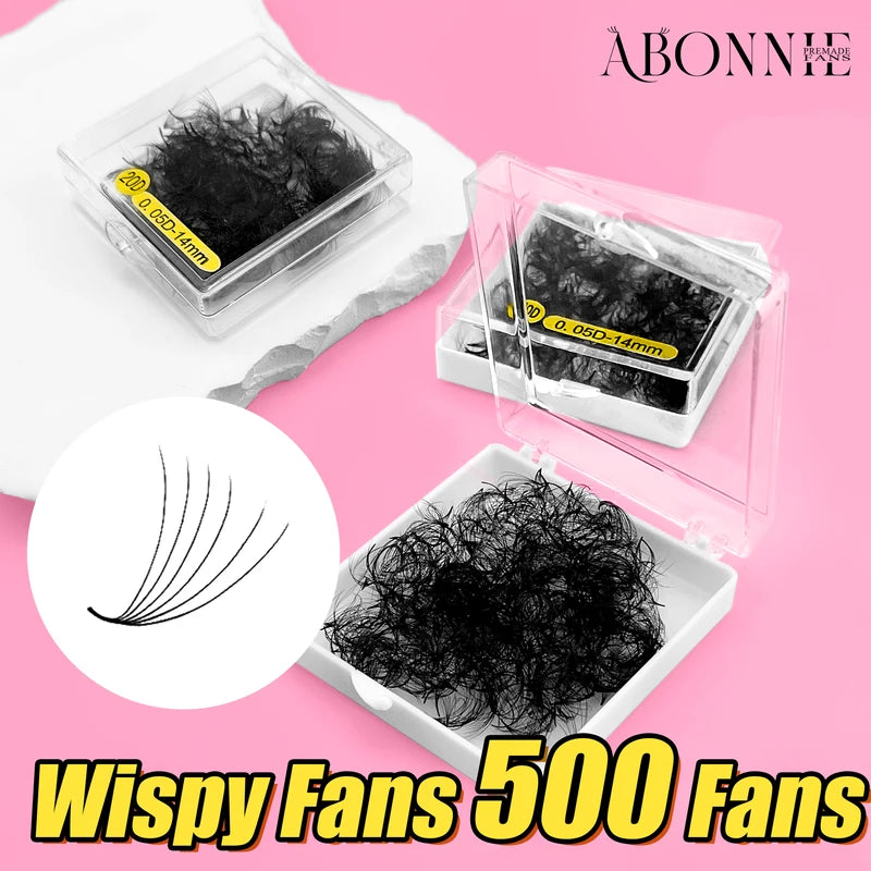 Premium Premade Eyelash Extension Fans - Volume Lash Bouquets for Lash Extensions