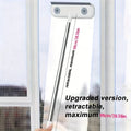 Magic Window Cleaning Brush & Pet Hair Remover with Retractable Double Rod