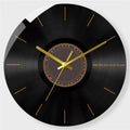 12-Inch Glass Wall Clock with Silent Sweep Movement - Modern Home Decor