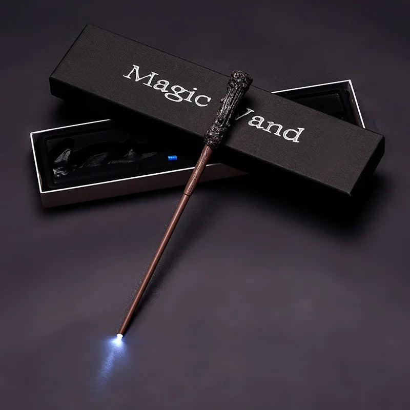 Harry Potter Glowing Wand LED Light Toy for Role Play Halloween Party Gift