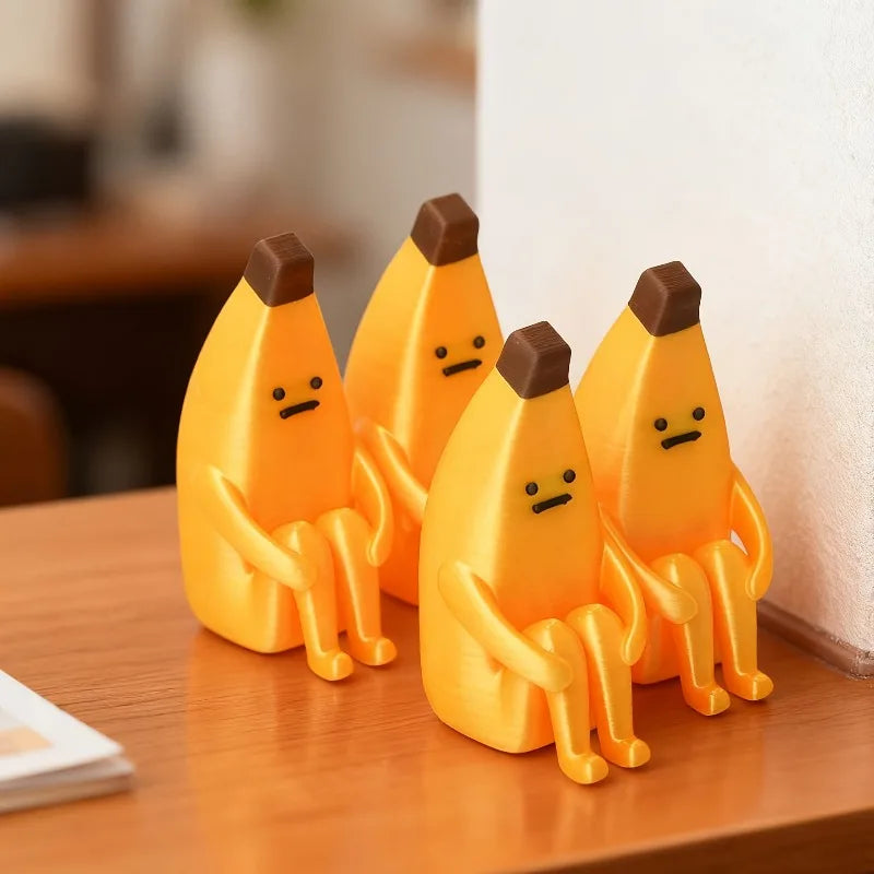 Anxious Banana Decor - Creative Home, Office & Car Wall Art, Gift Idea