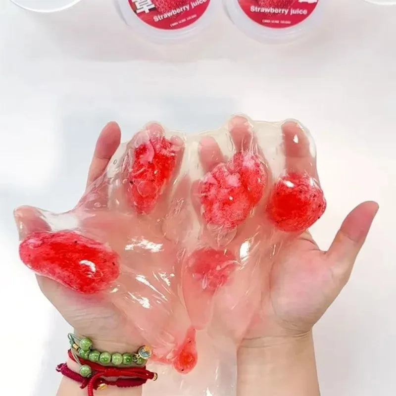 300ml Clear Water Slime with Grape Scent - Sensory Fidget Toy Stress Relief