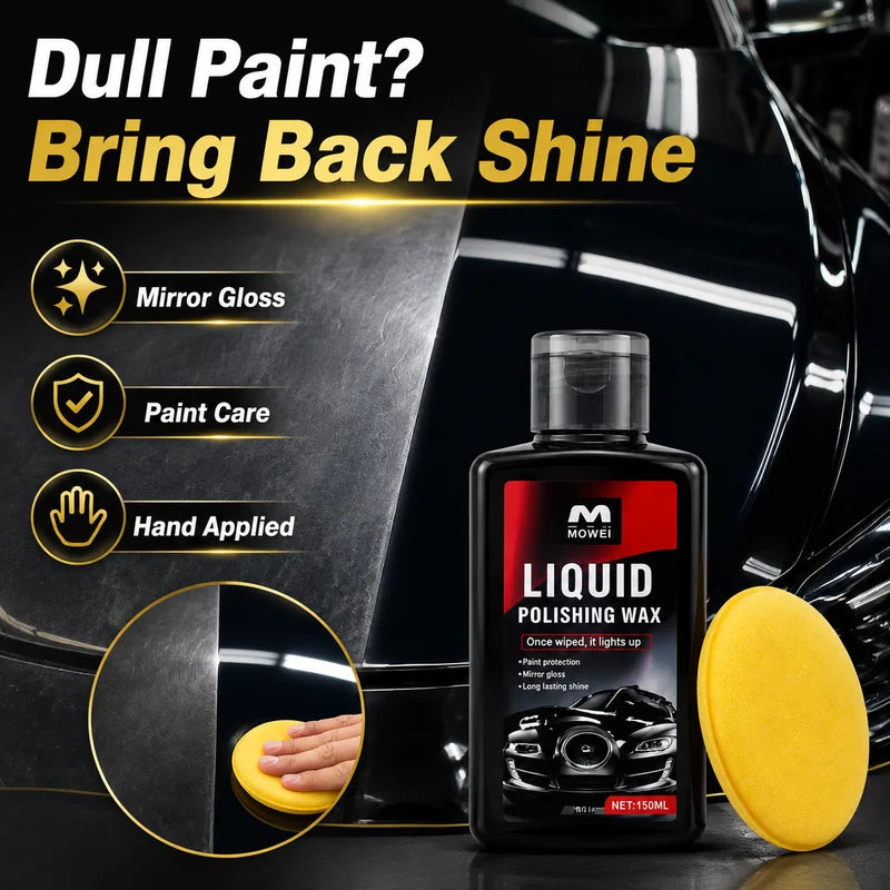 Car Paint Polishing Wax for Oxidation Removal & Scratch Repair - Bright Shine