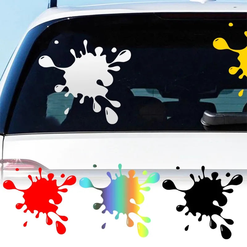 Reflective Car Water Drop Sticker Decals for Vehicle Body Bumper Window Decoration