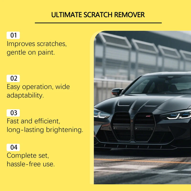 Car Scratch Repair Kit - Polishing, Refinishing & Brightening for Vehicle Body Care