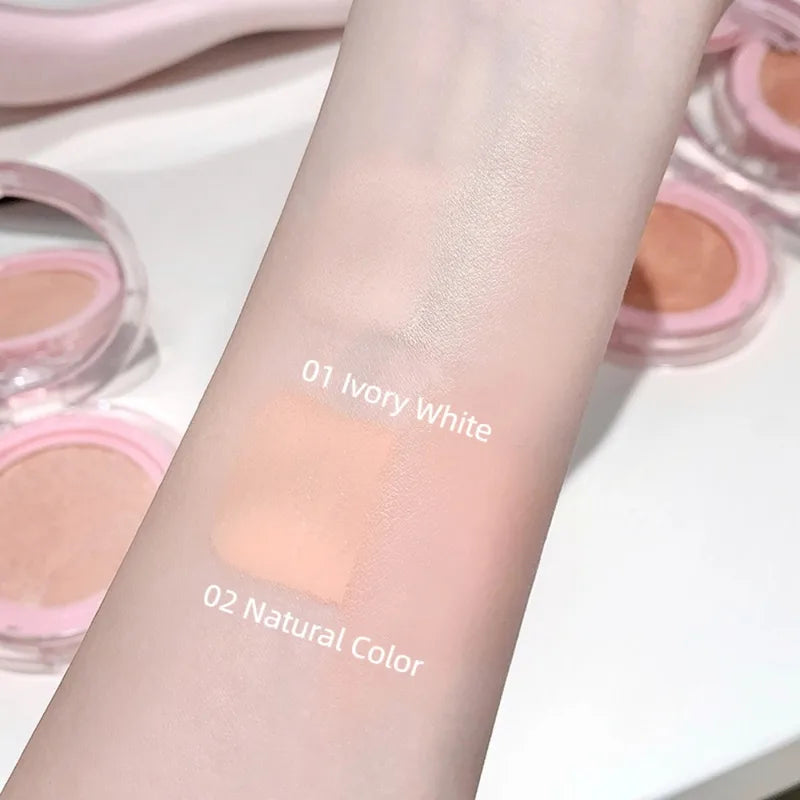 Long-Lasting Brightening CC Cushion Foundation with High Coverage Moisturizing BB Cream