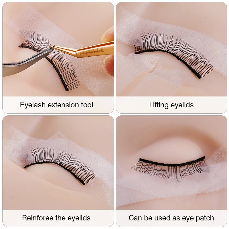 Micropore Eyelash Tape 2/4PCS Lifting & Under Eyes Medical Adhesive for Extensions