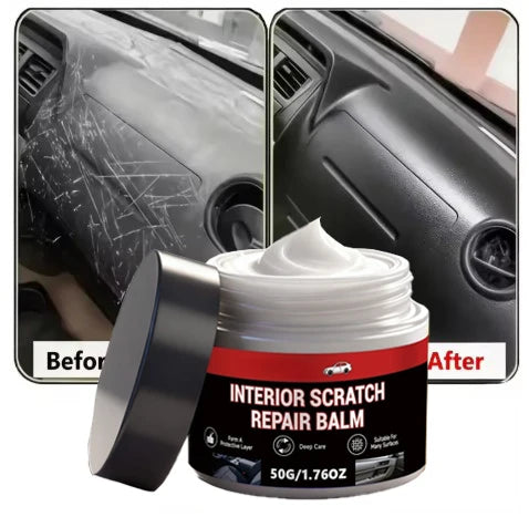 Car Plastic Refurbishment & Leather Repair Wax - Scratch & Anti-Aging Protectant