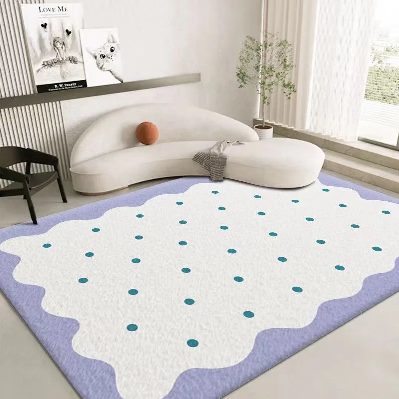 Imitation Cashmere Carpet for Bedroom and Living Room - Non-Slip, Easy Care Home Decor