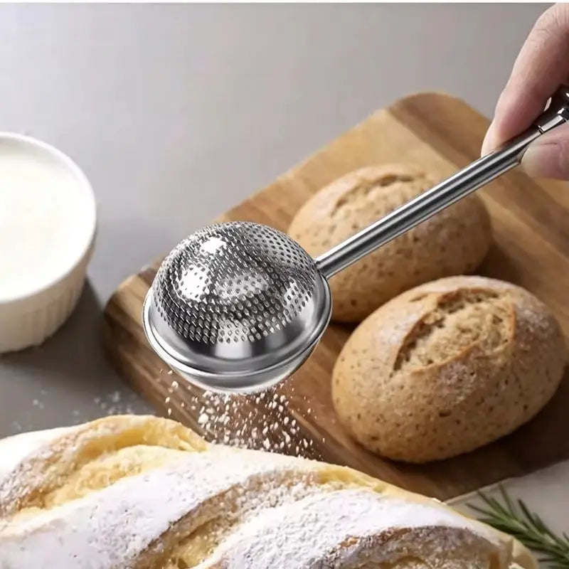 304 Stainless Steel Spice & Powder Sieve for Baking Kitchen Dusting