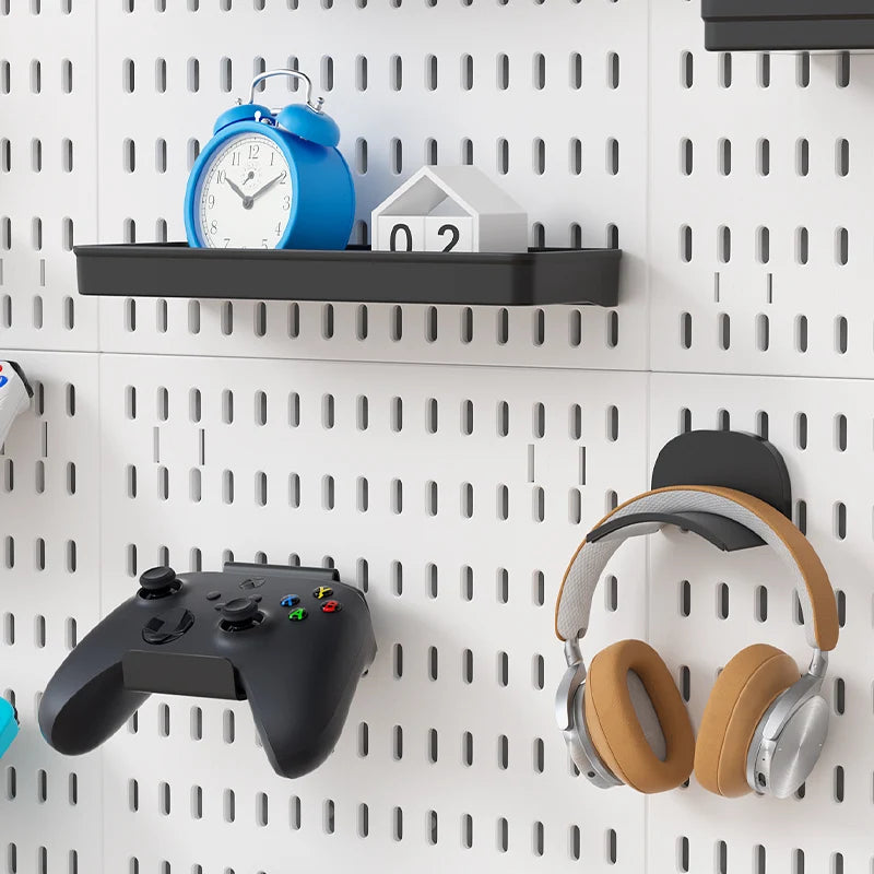 Home Storage Pegboard for Keyboards, Mice & Controllers - Multi Color Options