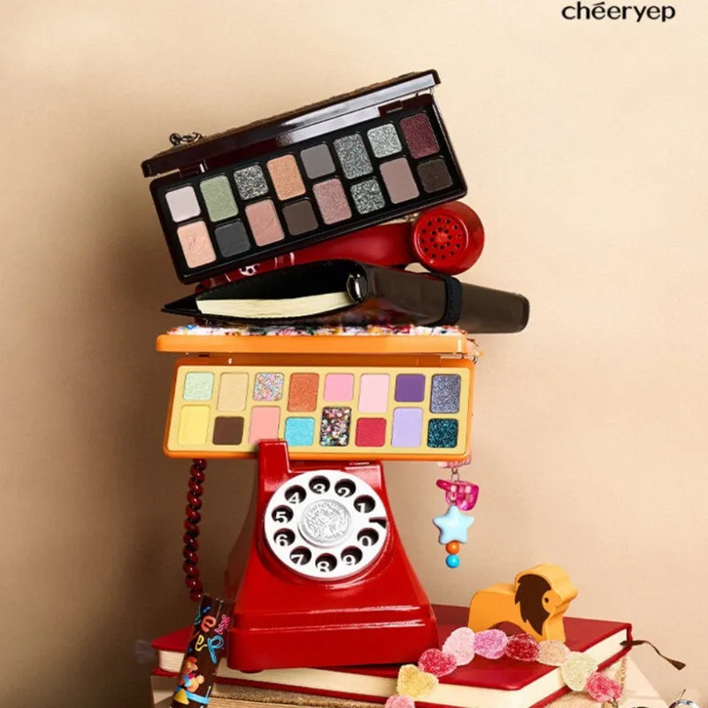 16-Color Eyeshadow Palette with Neutral Matte & Shimmer Shades for Everyday Makeup