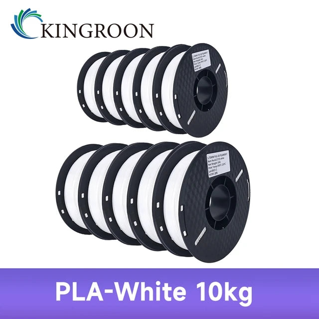 10kg 3D Printer Filament Set - PLA, ABS, PETG in Multiple Colors, 1.75mm