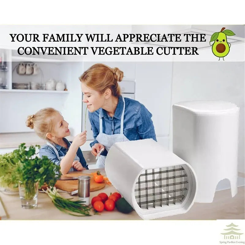 French Fry Cutter Vegetable Potato Slicer Food Chopper Kitchen Tool