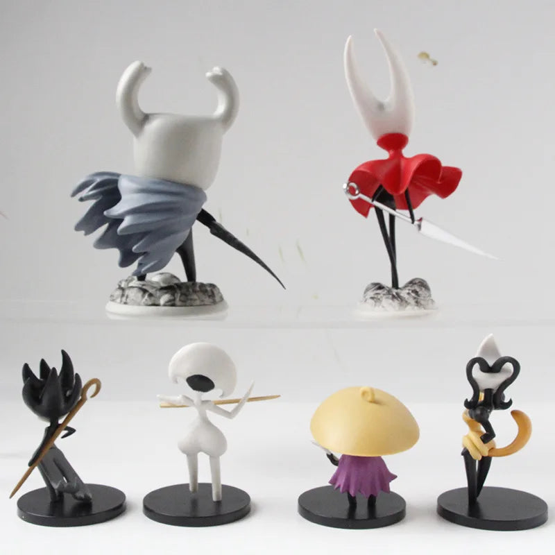 6Pcs Hollow Knight Themed PVC Collectible Figures - Desktop Decor & Gifts