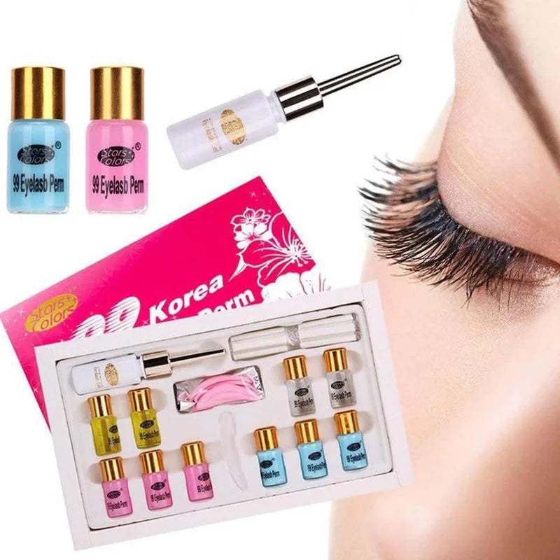 Eyelash Lift Kit with Silicone Rollers & Adhesive for Professional Lash Perming