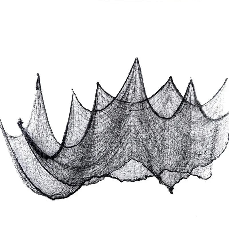 Halloween Creepy Gauze Cloth Net for Doors Windows Party Decor - 76x183cm