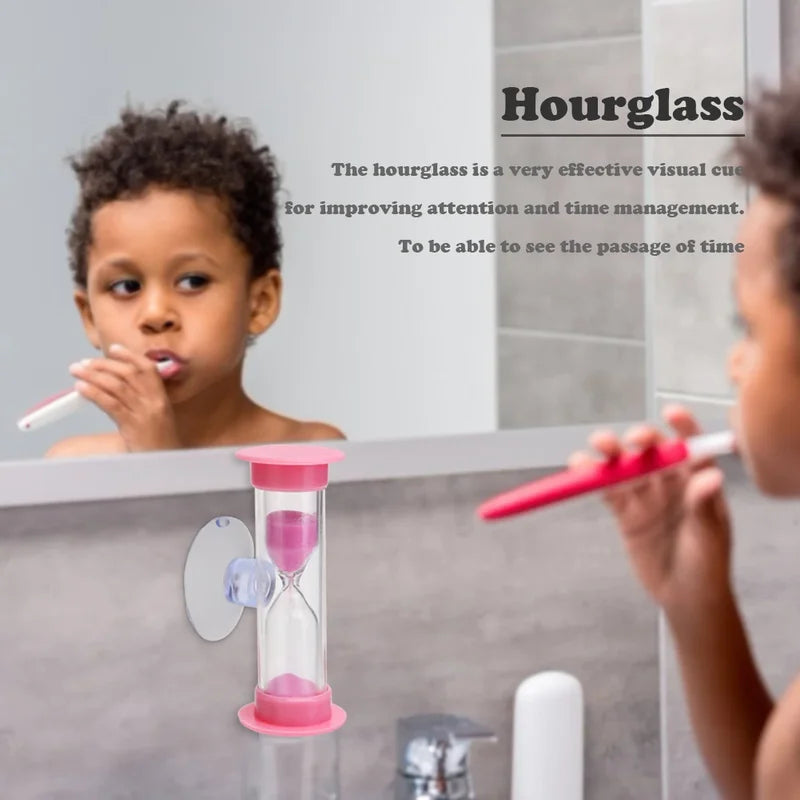 Colorful Hourglass Sand Timer - 2/3 Minute Shower and Kids Timer