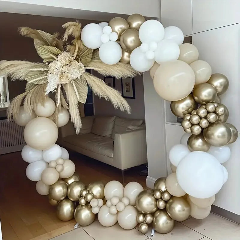 Party Balloon Garland Kit 131pcs for Weddings Birthdays & Events