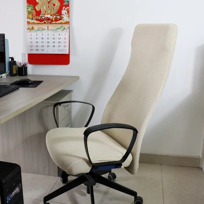 Stretch Office Chair Cover Dustproof Seat Protector for Home & Office