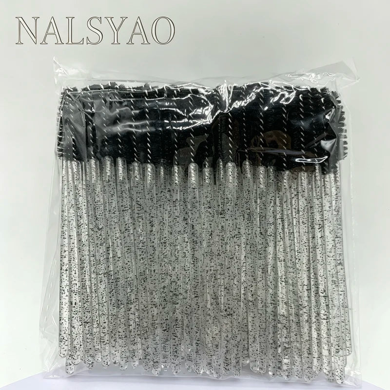 Disposable Eyelash Brushes Spoolies Micro Lash Mascara Wands 100pcs Wholesale