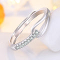 925 Sterling Silver Ring with Zircon for Women Wedding Engagement Jewelry