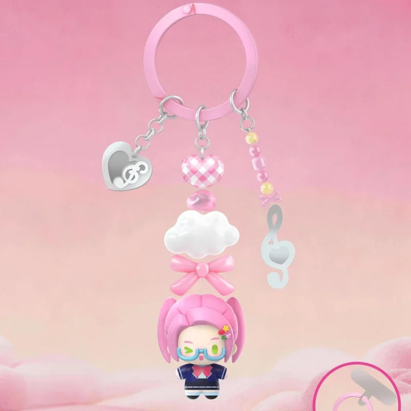 Alien Stage AAHS Series Rice Grain Chain Blind Box Keychain Anime Pendant with Phone Strap