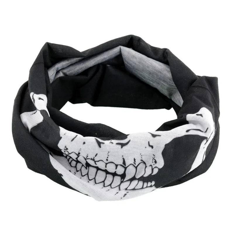 Outdoor Skull Mask Bandana for Motorcycle Cycling Sports Winter Halloween
