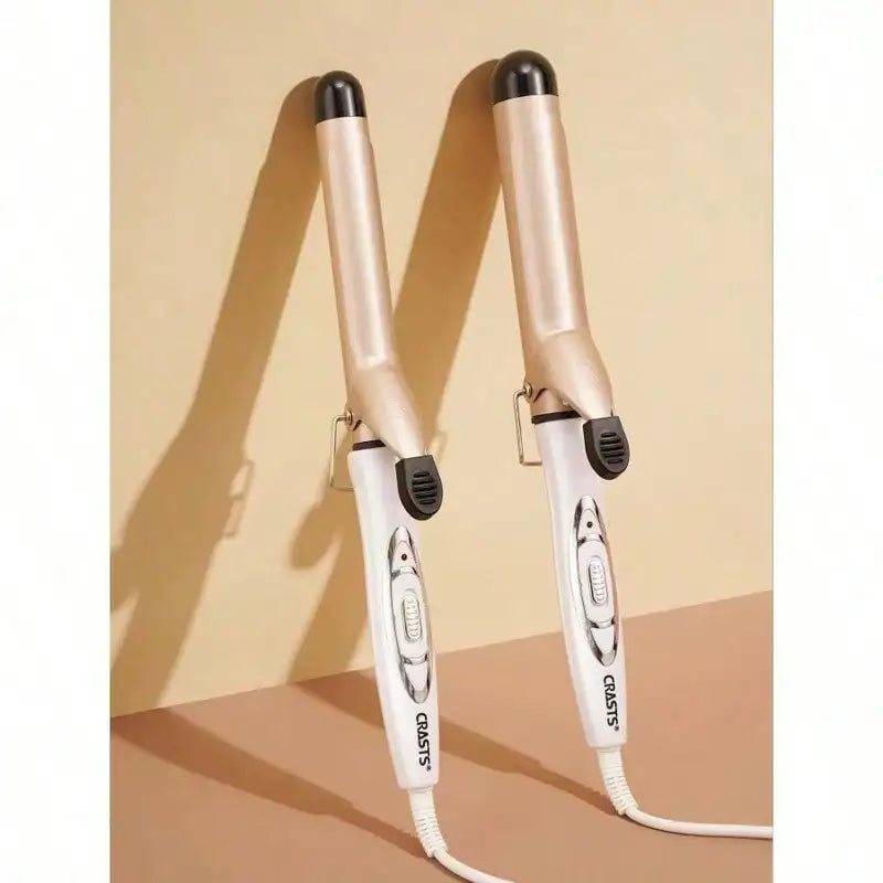 25mm/32mm Curling Iron with Rapid Heating & One-Touch Control - Gold Barrel for Natural Waves