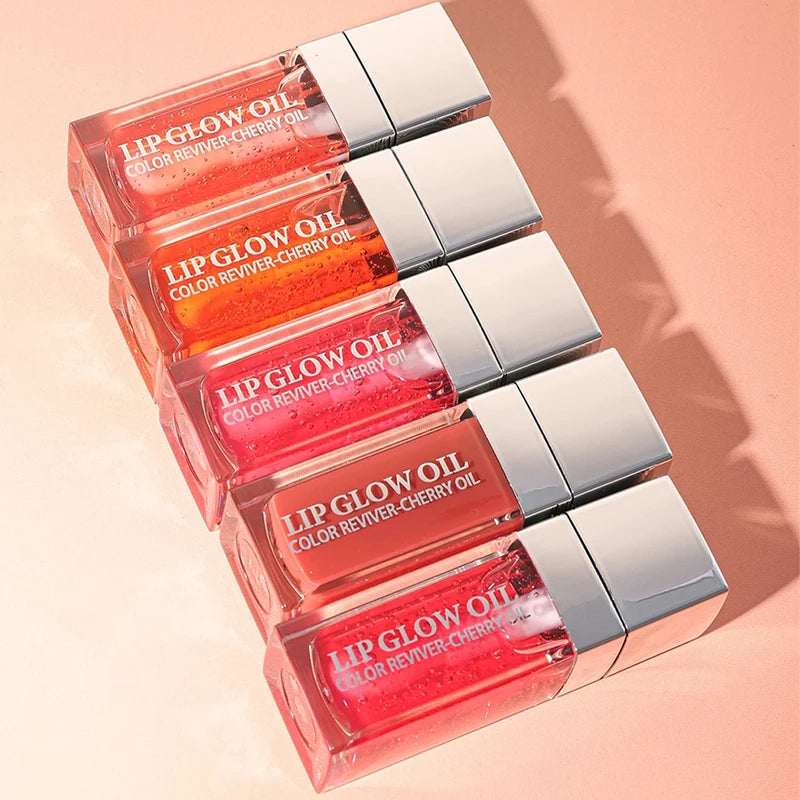 Lip Moisturizing Oil with 5 Color Options - Hydrating Lip Gel & Water Mist