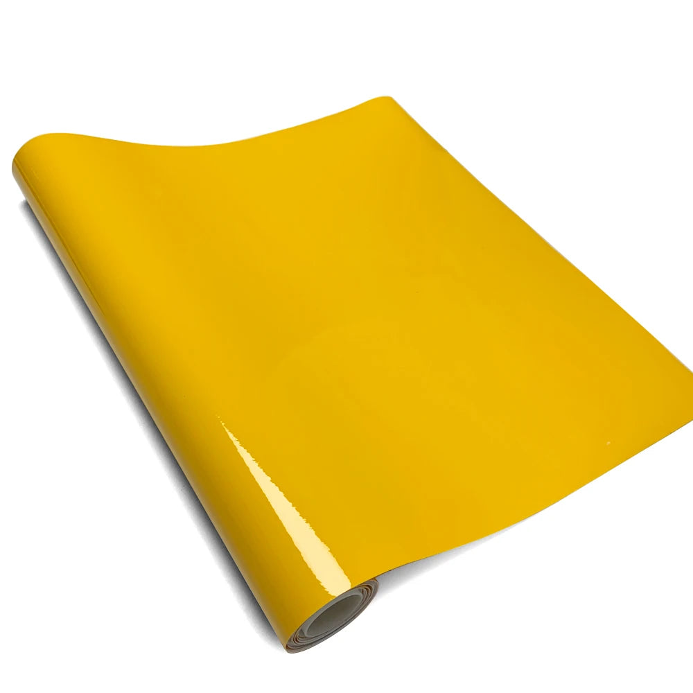 Glossy Vinyl Car Wrap Film - Self-Adhesive Bubble-Free Auto Decal Wrap