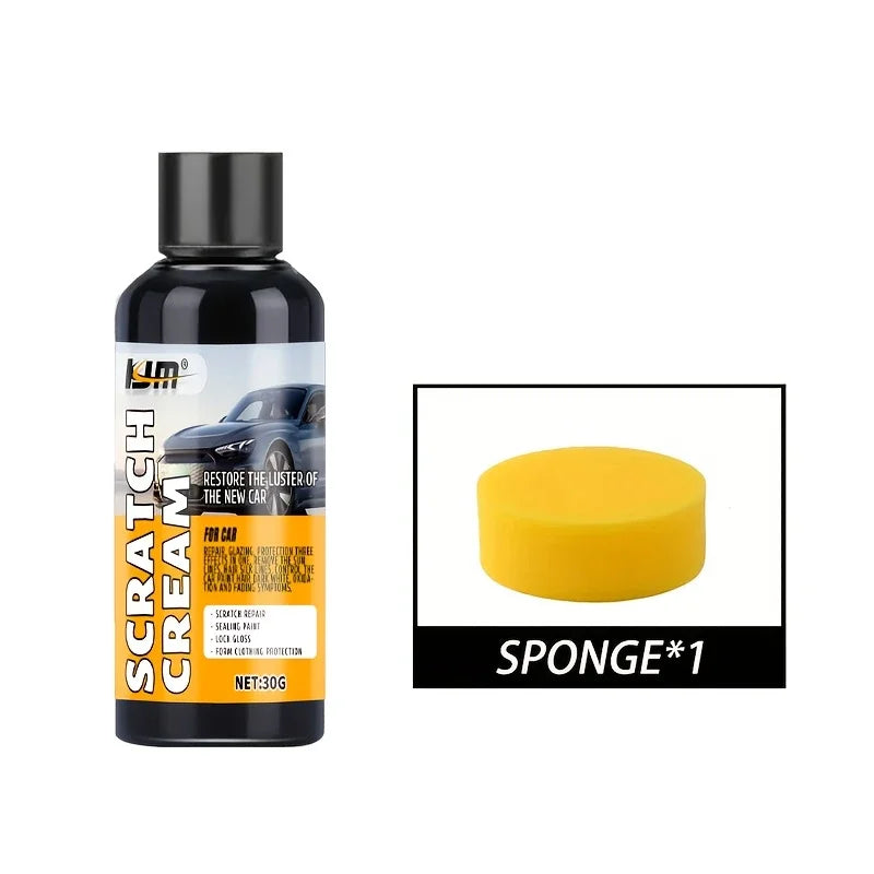 Car Scratch Removal Wax & Polishing Kit - Paint & Wheel Surface Repair with Nano Coating