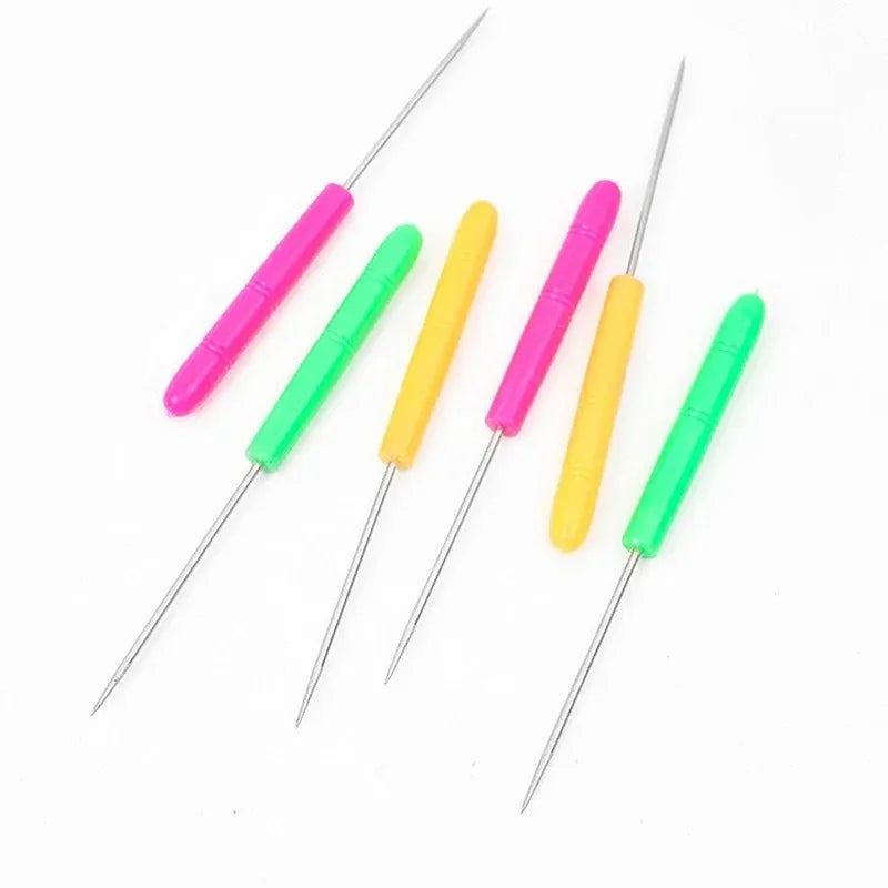 10pcs Cake Decorating Icing Pins - Stainless Steel Sugarcraft Needle Set