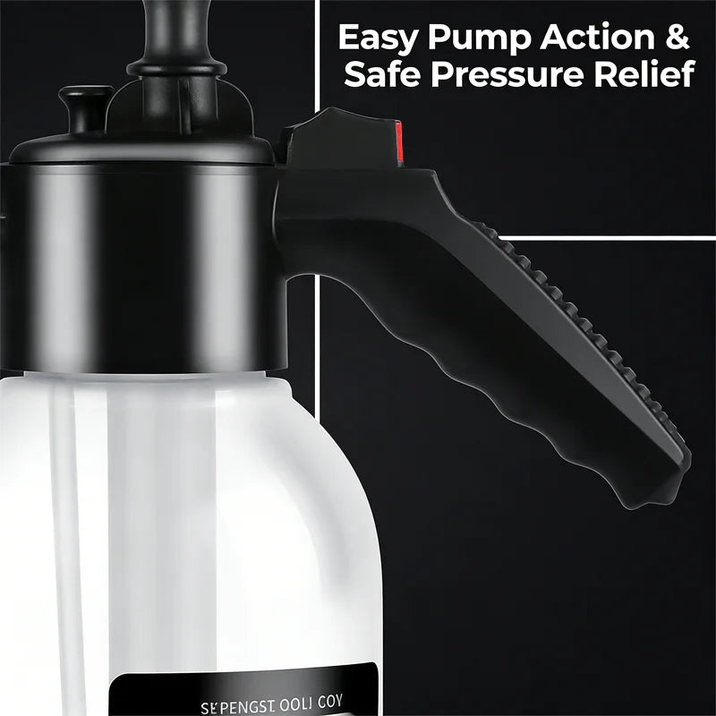 2L Pressure Spray Bottle for Car Cleaning Gardening and Household Use