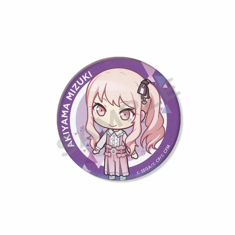 Cute Cartoon Badge Pins for Backpack, Jacket & Accessories - Handmade, 32mm-58mm