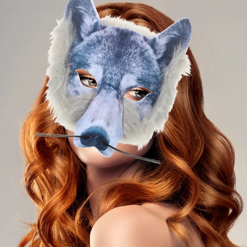 Scary Wolf Mask for Halloween Party Cosplay Costume Decorative Prop