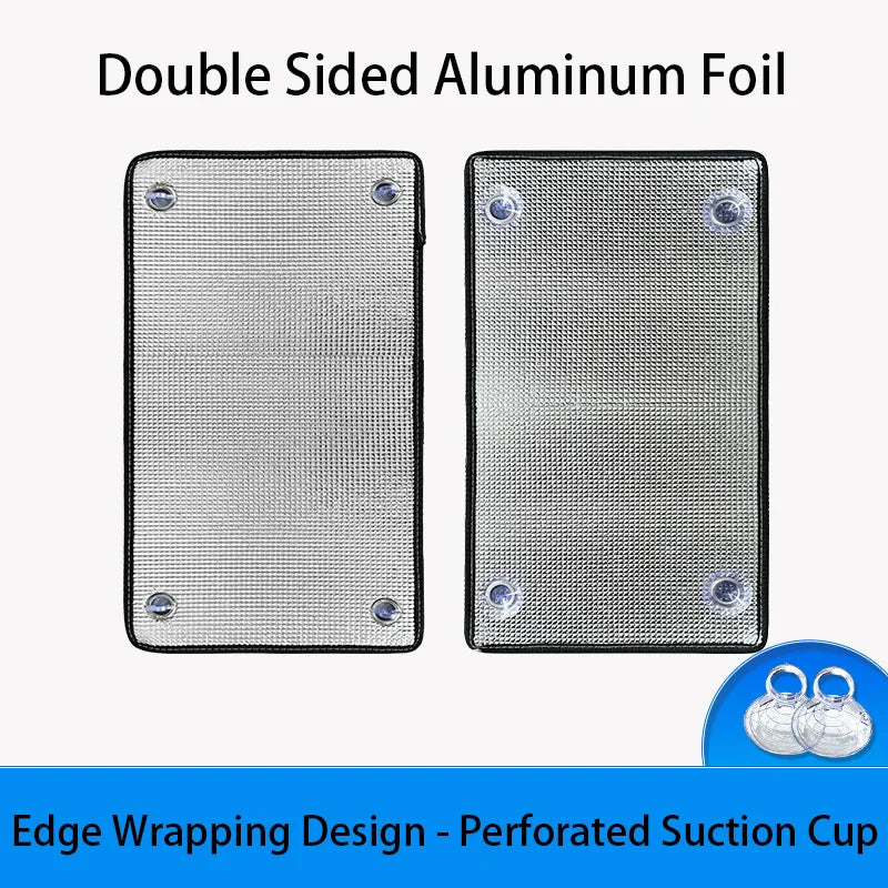 Blackout Window Film Sun Shade Insulation Curtain for Home & Car - UV Protection