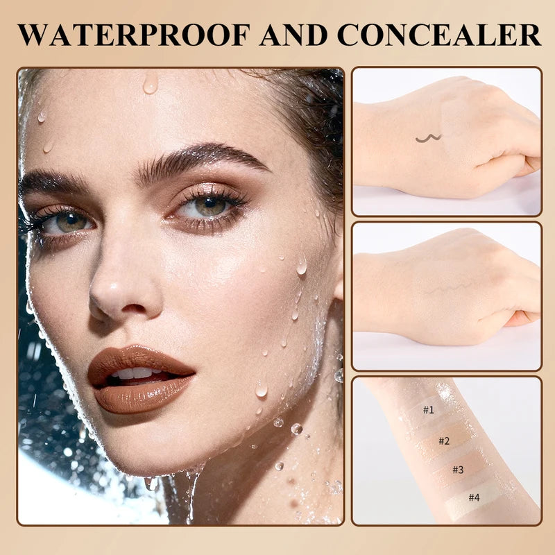 Waterproof Matte Finish Spray Foundation - Breathable, Sweat-Resistant Makeup