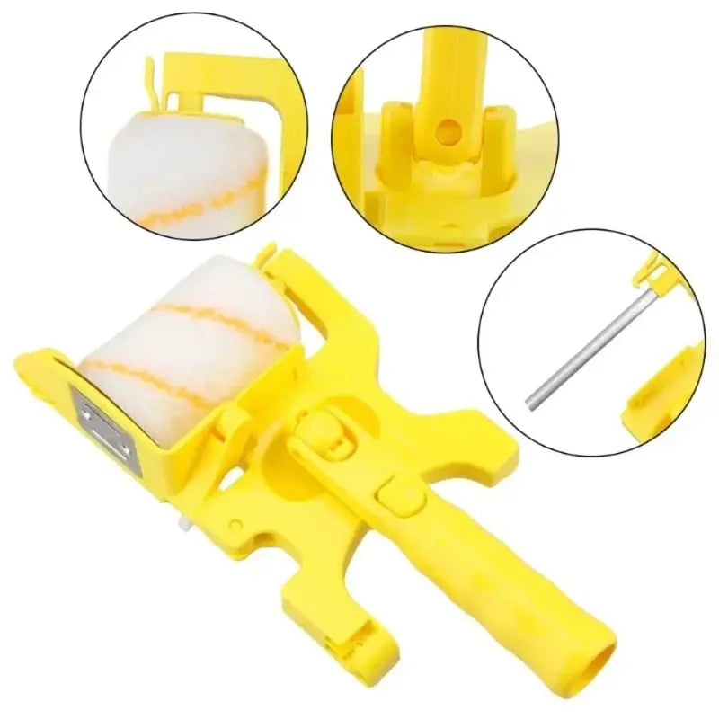 Paint Edger Roller Brush Set - Multi-Use Hand-Held Wall Repair Tool