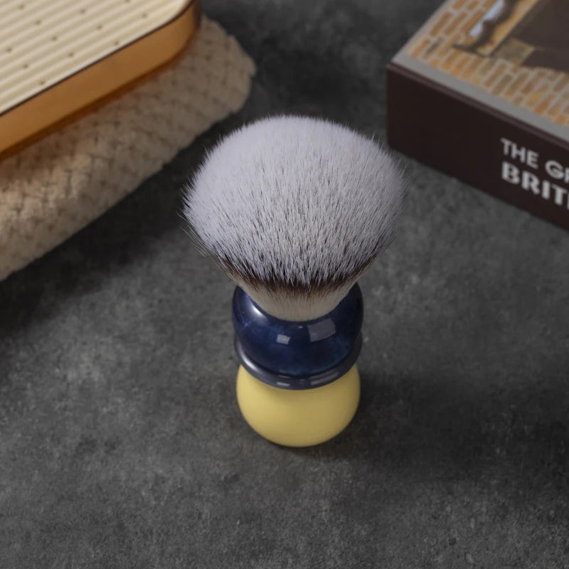 Men's Synthetic Shaving Brush 26MM Knot Travel Beard Grooming Tool