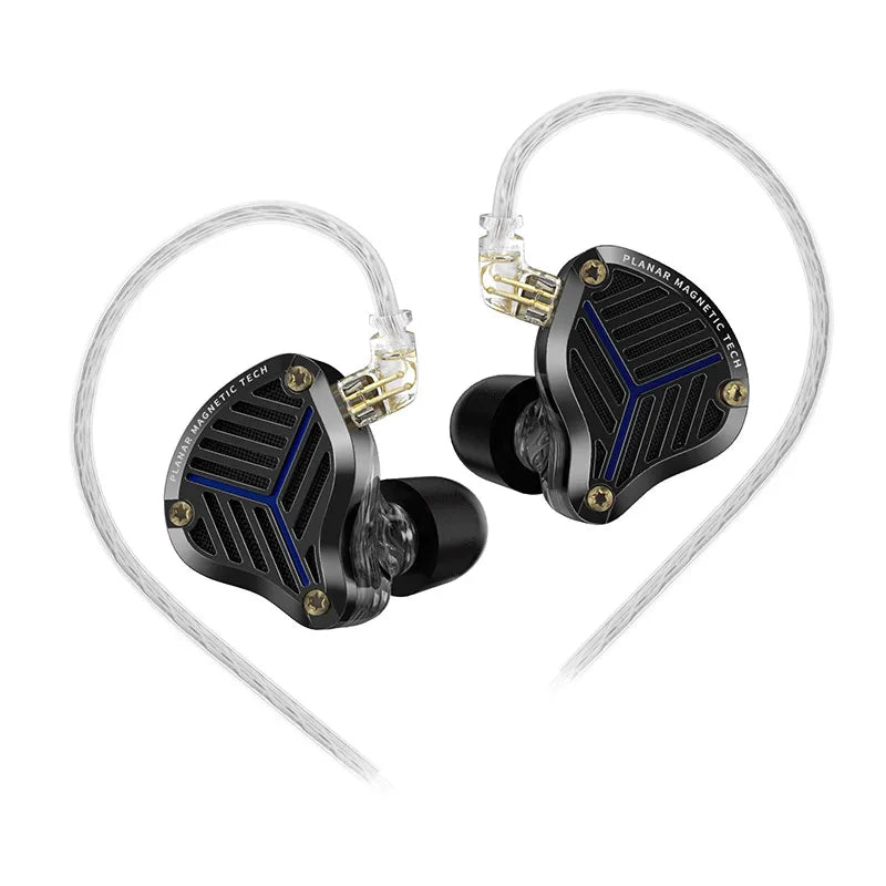 High-Fidelity Planar Diaphragm Earphones with Replaceable Cable - In-Ear Monitor Headset