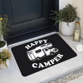 Outdoor Welcome Door Mat - Retro Camping Car Pine Tree Design for Indoor & Outdoor Use