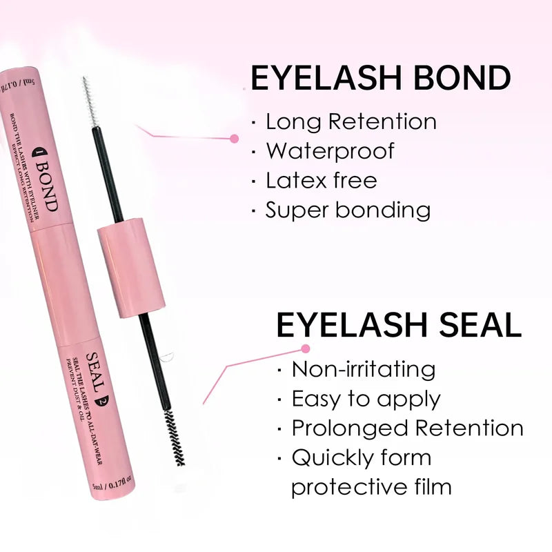 DIY False Eyelash Clusters Kit with Lash Bond, Seal & Applicator - Multiple Colors