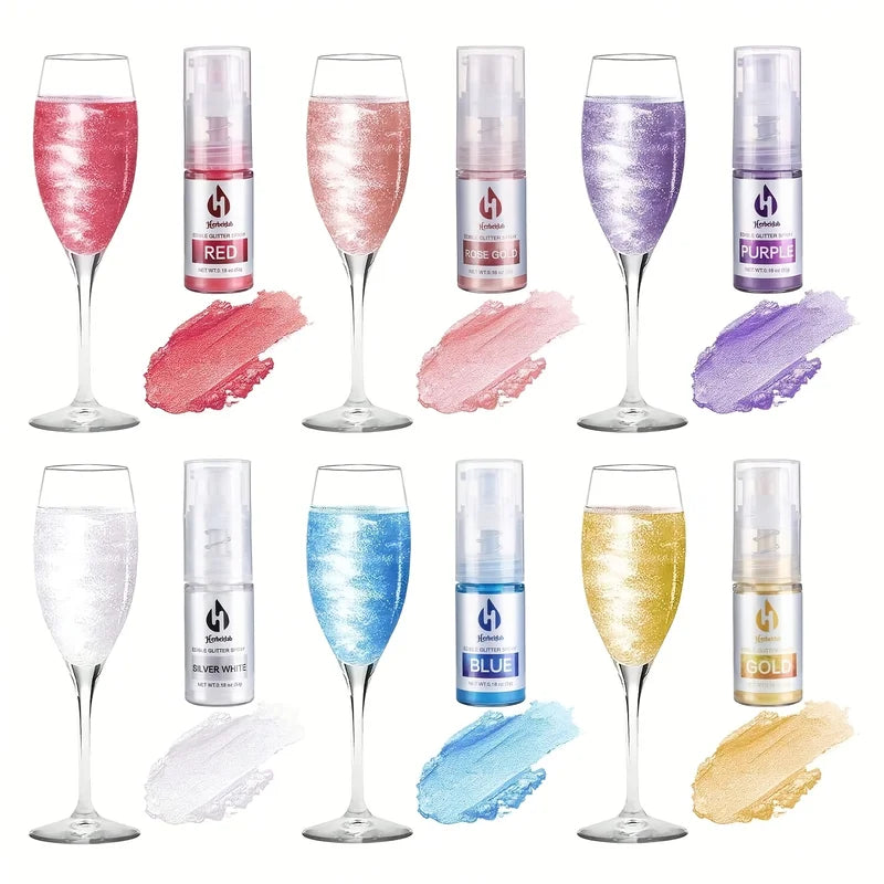 Glitter Spray for Cake Decorating and DIY Crafts - Lust Birthday & Halloween Glitter Powder