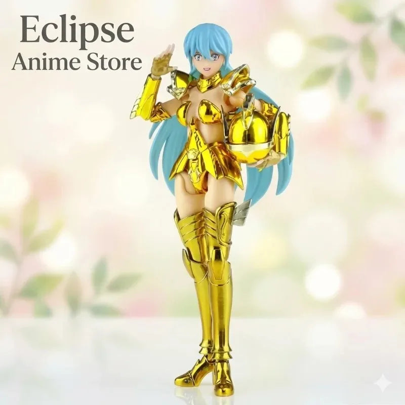 Action Figure Toy - Saint Seiya GT Holy Contract Female Gold Saints Zodiac Knights, Diecast Metal Armor, 18cm
