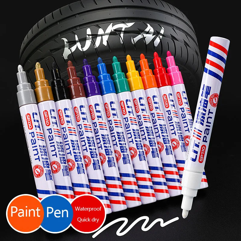 Car Scratch Repair Paint Pen - Quick Dry Waterproof Touch Up Marker for Auto Body